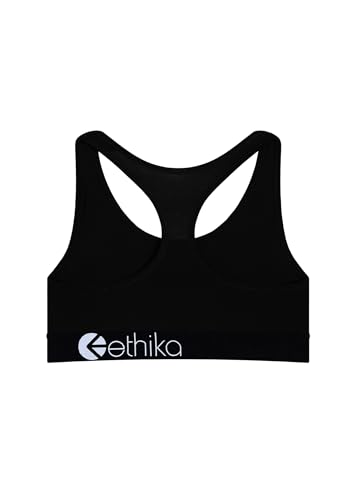 Ethika Girl's Modal Sports Bra | Midnight Black2