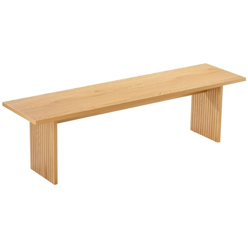 Happy Garden Banc en Bois Alma Style scandinave - Assise spacieuse pour 3 Personnes, Design élégant - Parfait pour Votre intérieur Moderne