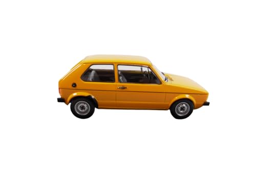 Volkswagen Golf 1 Yellow 1978 Modelo 1:24 Metal miniatura 7