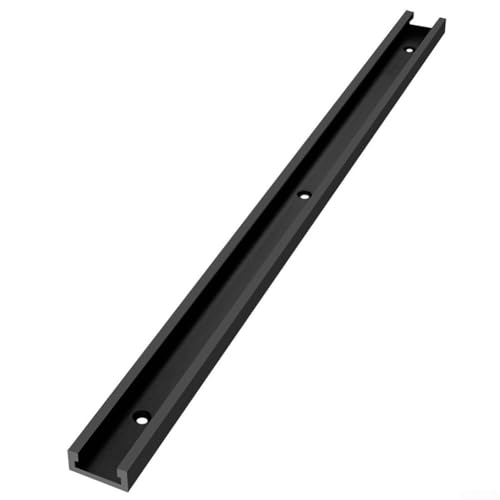 Image of 19x9.5mm Aluminium Alloy T-Track T-Slot Miter Bar Slider, for Woodworking Router Table Saw Workbench Jig Tools Black 300-600mm(300mm)