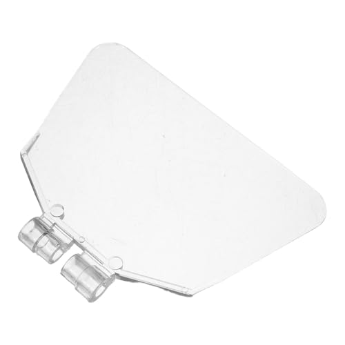 Kisangel Escudo para Amoladora de Banco Transparente Protección Integral y Resistente al Impacto, Accesorio de Acero Inoxidable y Abs para Uso en Taller Doméstico
