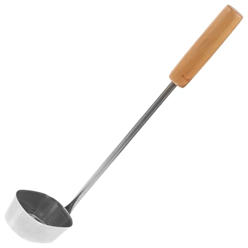 DIYEAH Moule à Beignets Oval Acier Inox pour Snacks Frits Maison Ustensile de Cuisine Léger et Accessoire Pratique pour Restaurants et Camions de Restauration