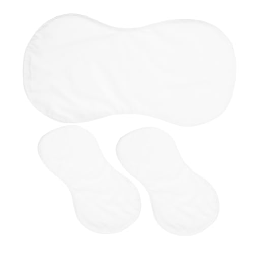 3Pcs DIY Sublimation Blank Burp Cloths Absorbent Heat Transfer Burping Cloth for Custom Designs