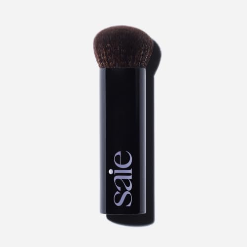 Saie The Big Liquid Foundation Brush - Soft Multi-Use Makeup Brush for Buffing Blending & Building - Made with Cruelty-Free Synthetic Bristles & Creates a Seamless Finish (1 Count)