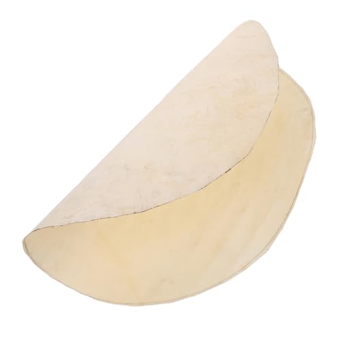 BESPORTBLE Goat Skin Drum Head 50cm Round Flat African Drum Skin Replacement for Hand and Instruments