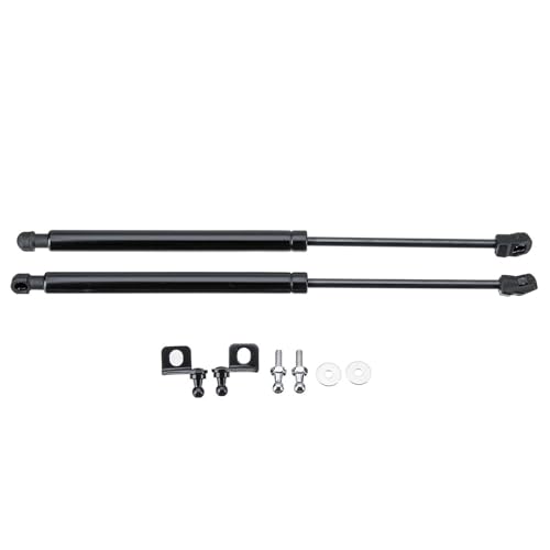 Ressorts à gaz de capot pour Jeep Compass 2017-2018 | Paire de vérins noirs