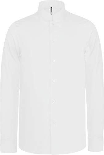 Chemise col Mao manches longues Kariban en tissu premium de qualité