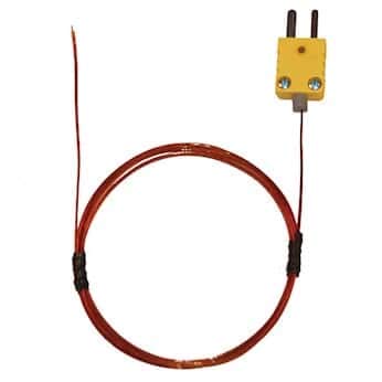 Digi-Sense Type-K, Sonda aislada Kapton, Mini Conn, Exp, 5 pies de calibre 30, paquete de 6