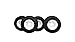 18x8.50-8 with 8x7 White Assembly for Golf Cart and Lawn Mower (Set of 4)