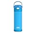 Produktbild Thermos kids FUNTAINER WATER BOTTLE 0,47l, neon blau, Thermoflasche Kinder aus Edelstahl, 12 h kalt, spülmaschinenfest, dicht ohne Kohlensäure, Trinkflasche für Schule