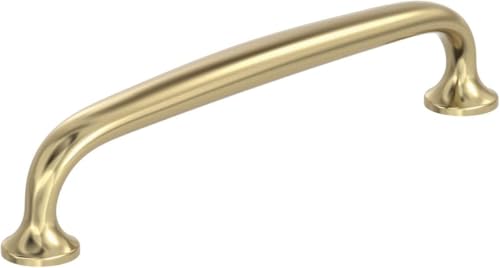Amerock | Cabinet Pull | Golden Champagne | 5-1/16 inch (128 mm) Center to Center Drawer Pull | Renown | Kitchen and Bath Hardware | Furniture Hardware by Amerock - Used condition - US$11.87