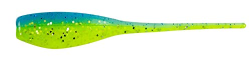 Bobby Garland Mo' Glo Baby Shad - Esca da pesca in plastica morbida fosforescente, 5,1 cm, confezione da 18