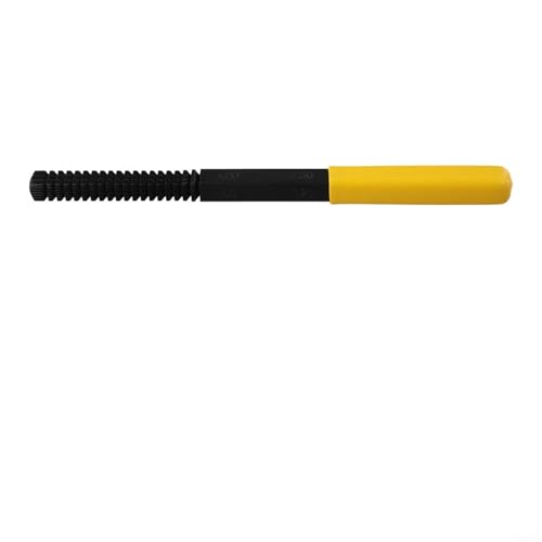 Besttoolifes Juego de limas de reparación de roscas métricas 8 en 1 para roscas externas, herramienta de acero tratado térmicamente con revestimiento resistente a la corrosión y mango de goma para