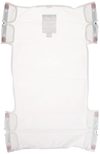 Drive Medical Patient Lift Sling Without Commode Cutout, Polyester Mesh, White, 26 Inch x 40 Inch