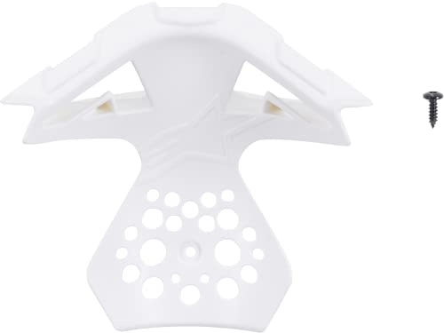 Alpinestars 8983119-2180 M8/M10 Helmet Chin Vent Frame Gloss White Md-2X #TOP23