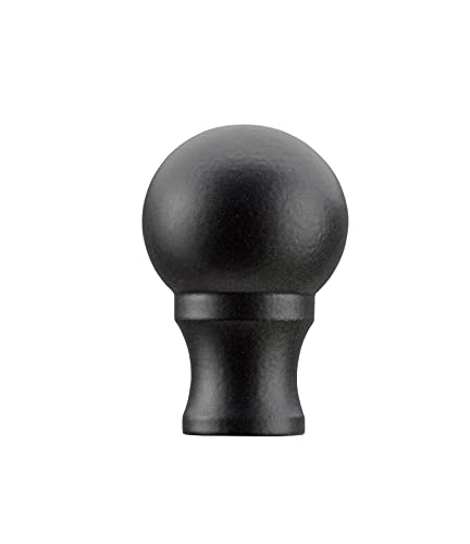 Image of Aspen Creative 24018-31 Steel Lamp Finial in Oil Rubbed Bronze Finish, 1 3 /8 inch (1 Pack)