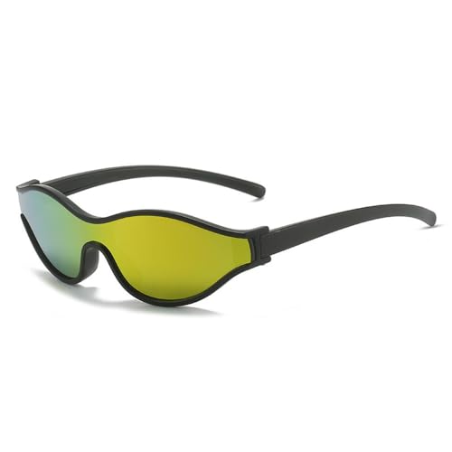 Lunettes de soleil de luxe œil de chat rétro avec verres miroirs UV400