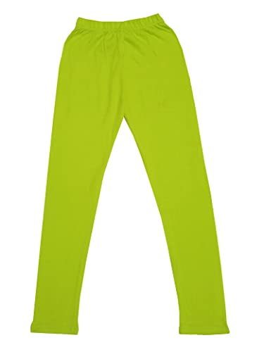 Image of indi weaves Girls Printed Cotton Legging and Solid Cotton Legging [Pack of 3] Multicolor215