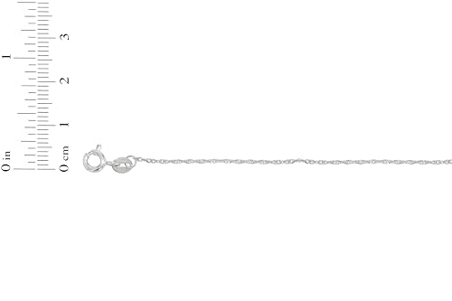 Floreo 14k White Gold .8mm or 1.1mm or 1.3mm or 1.8mm Singapore Chain Necklace4
