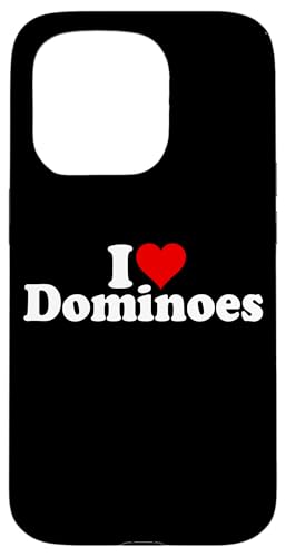I LOVE HEART DOMINOES DOMINO �^�C�� �X�}�z�P�[�X iPhone 15 Pro �p