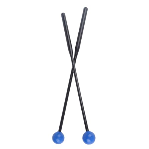 Baquetas Marimba, aderência confortável, baquetas de percussão, haste de plástico versátil, cabeça d