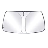 Parasol Coche para Q5 2018-2025 2020 2022 Parasol Delantero para Coche Aislamiento Térmico Refrigeración De Verano Accesorios Plegables Coche Sun Shade