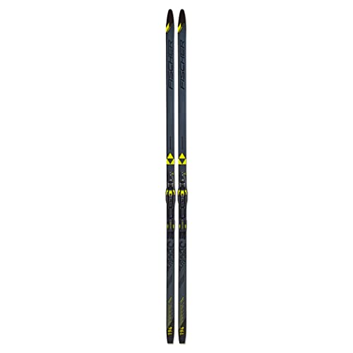 Fischer Superlite Crown Ef Nordic Skis Fitness, Color: Gray/Yellow, Size: 194 (N41020V-194) Bindings Are Not Included #TOP1