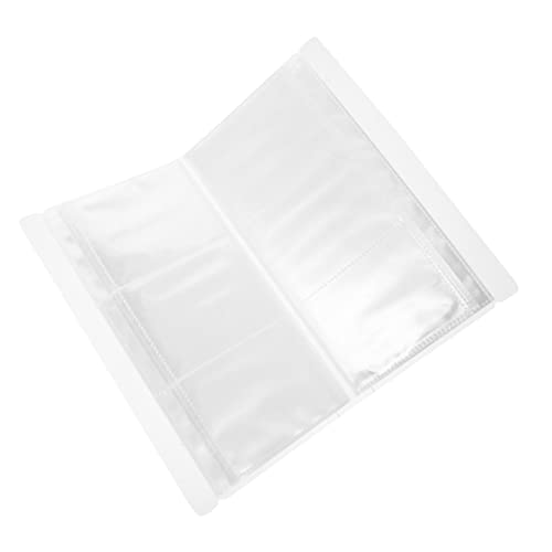 JUMPLAWN Álbum De Postales Transparente para Coleccionistas De Tarjetas y Tickets Colección De Tarjetas Álbum De Postales Coleccionista De Transparente De Billetes De Album para