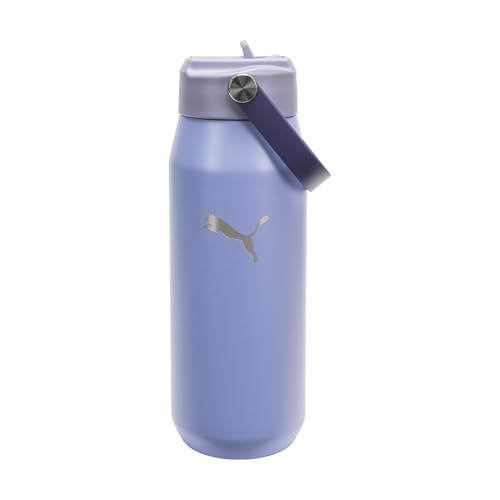 Image of PUMA Unisex Adult 24oz Insulated Stainless Steel Water Bottle With Straw & Carry Handle
