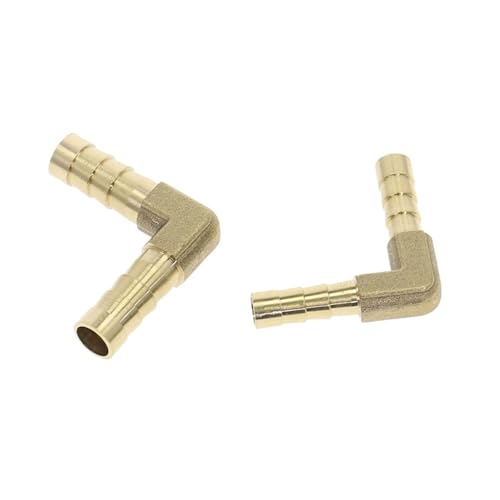 Conector de manguera de latón de 8mm a 4mm en codo reductor igual pack de 10 unidades 4