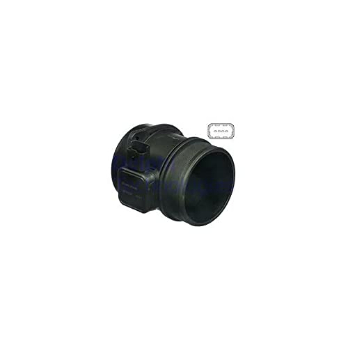 DELPHI Débitmètre d'air Nombre de contacts enfichables: 4 12V avec boîtier AF10230-12B1 Compatible avec FORD Focus Mk2 3/5 portes DA, HCP, DP, VOLVO V50 545, CITROËN C8 II EA, EB, PEUGEOT 407 Berline
