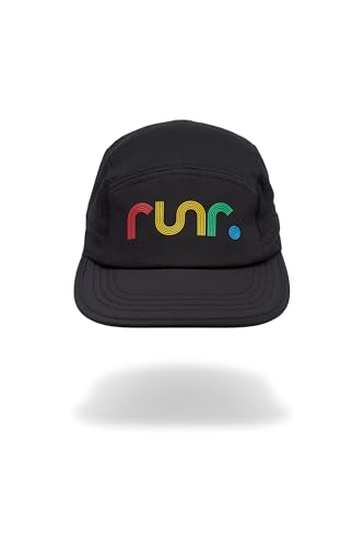 RUNR 80's Technical Running Hat Black
