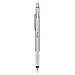 rOtring 1900184 800+ Mechanical Pencil and Touchscreen Stylus, 0.7 mm, Silver Barrel