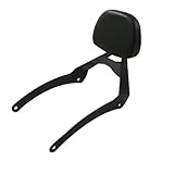 NCXKZLH Respaldo Pasajero para Victory Octane Todo el año Motocicleta Desmontable Trasero Pasajero portaequipajes Respaldo con cojín Negro
