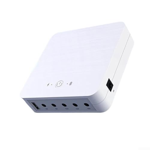 Image of Uninterruptible Power Supply for Router | 13200mAh for MINI UPS Backup | 5V/9V/12V/19V Output | Portable Power Strip with for SURGE for PROTEC