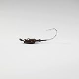 (Brown) Key West Bonefish Jigs - Straight - 1/4 oz - 3 Pack