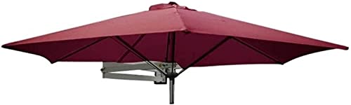 Patio parasoles montado en la Pared con Poste de Metal - balcón de Patio de jardín al Aire Libre.