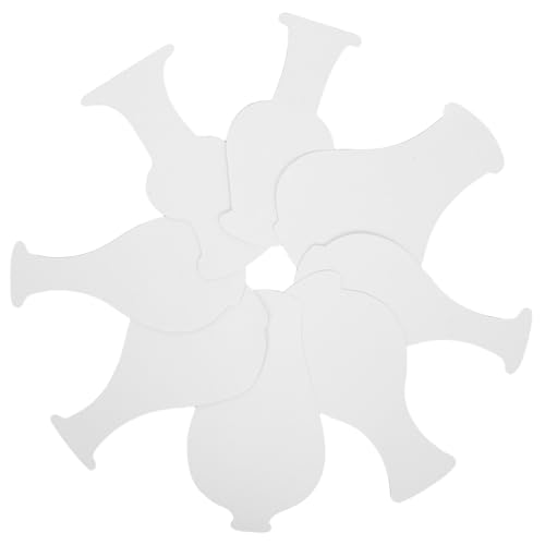 JOINPAYA Plantillas de Cartón Duro para Manualidades Infantiles 16 Piezas de Dibujo Forma de Jarrón Chino Estilo Azul y Blanco Kit DIY para Pintar Grafitis y Decoración Creativa