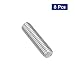 uxcell 8Pcs Fully Threaded Rod, M8 x 30mm 304 Stainless Steel Right Hand Thread Bar Studs M8-1.25 Thread Pitch for Furniture Machinery Assembly