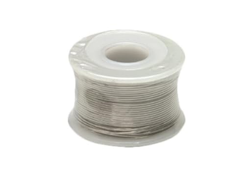 Estaño en bobina 100g, 60% de pureza y 1mm de grosor, ideal para soldadura y trabajos de electrónica.
