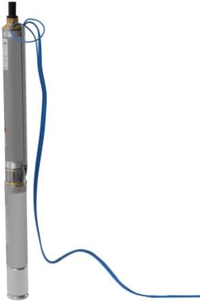 Submersible Pumps 3inch OD Pipe 110V/60HZ 0.37KW 0.5HP Stainless Steel Well Pump Deep Well Pump Submersible Pump Double Lifting Eye Hole for Farm Irrigation