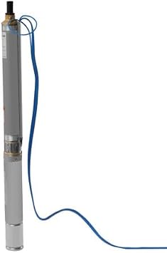 Submersible Pumps 3inch OD Pipe 110V/60HZ 0.37KW 0.5HP Stainless Steel Well Pump Deep Well Pump Submersible Pump Double Lifting Eye Hole for Farm Irrigation