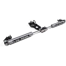 BDS Suspension NX2 Dual Steering Stabilizer Kit for 07-18 Jeep Wrangler JK, 55378/85429