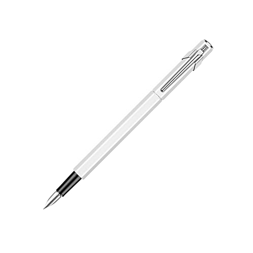 カランダッシュ 万年筆 B 太字 849 0843-001 ホワイト 両用式 正規輸入品