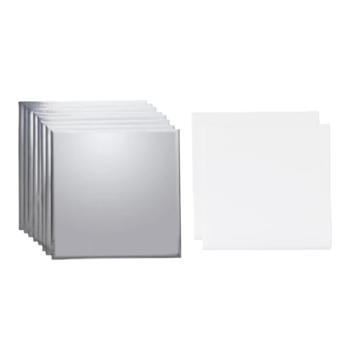 Image of Cricut 2008719 Foil Transfer Sheets, Silver (8 ct), 30.5 cm x 30.5 cm (12 inch x 12 inch)