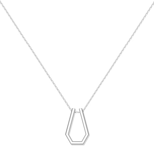 Ring Holder Necklace-Stainless Steel Wedding Engagement Ring Keeper Necklaces-Ring Holding Gift for Women,Men,Wife,Doctor,Nurse,Fitness enthusiasts