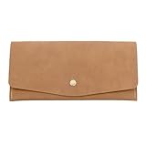 Cash Envelope Wallet Budget Money Wallet Dollar Bill Receipt Coupon Holder Credit Card Organizer, Brown Leather Wallet, Classic