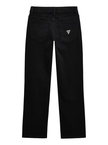 GUESS Boys' Eco Black Stretch Denim Straight Pants2