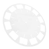 VALICLUD Plantilla de Acrílico Transparente para Dial de Reloj Redondo Escala, para Cortes Rápidos y Bordes Suaves, Adecuado para Plantillas de Dibujo y Decoración DIY