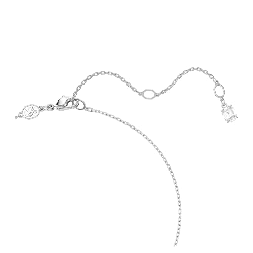 Swarovski Pendente Ariana Grande X, Taglio Misto, Cuore, Bianco, Placcato Rodio - 3